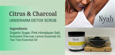 The Underarm Detox Citrus And Charcoal Scrub Nyah Beauty