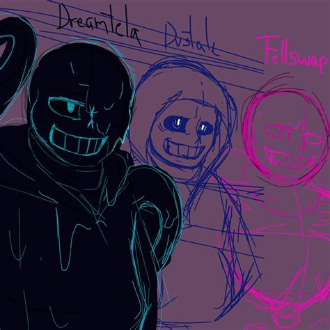 Bad Guys Nightmaresans Dustsans Fellswapsans Fan Art