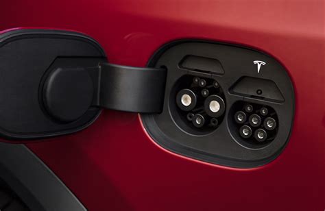 Charged Evs Tesla Reveals New Dual Connector Charging Port Charged Evs