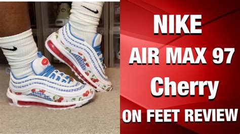Dopest Summer Sneaker Ever On Feet Review Nike Air Max 97 Cherry Youtube