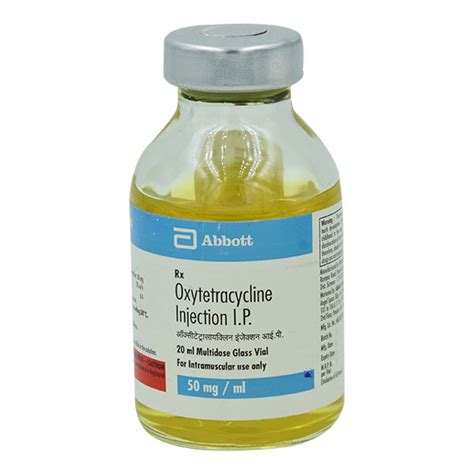 Buy Oxytetracycline 50mg Injection 20ml Online At Upto 25 Off Netmeds