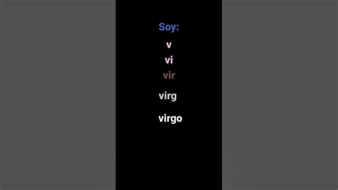 Soy Virgo Youtube