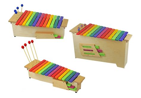 Boomwhacker Colored Fiberglass Xylophones Set Of 3 Music In Motion