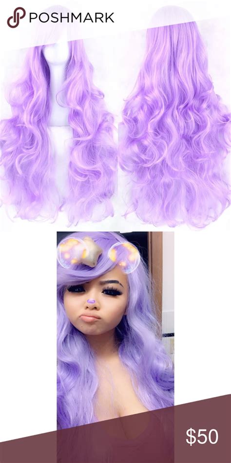 🎃 Lavender Wig 🎃 Lavender Wig Purple Wig Light Purple Wig