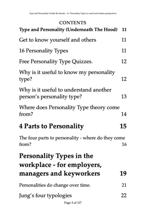 Type And Personality Under The Hood 16 Personality Types A Coach