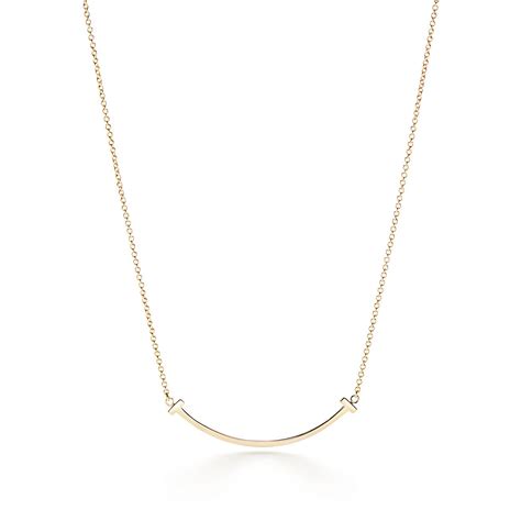 Tiffany T Smile Pendant In Yellow Gold Small Tiffany And Co