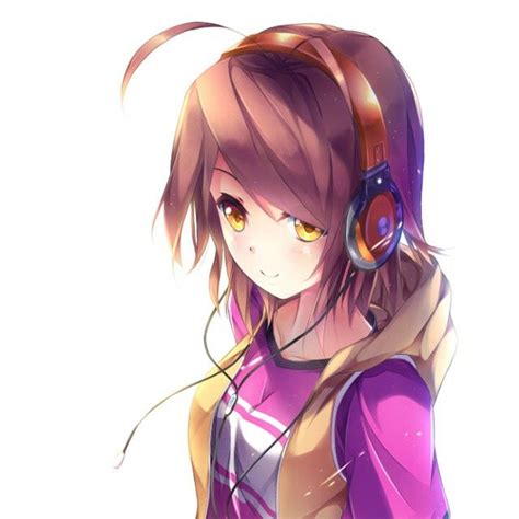 Resultado De Imagen Para Anime Chibi Girl With Headphones Anime Girl