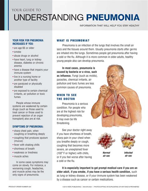 Understanding Pneumonia Herc Publishing