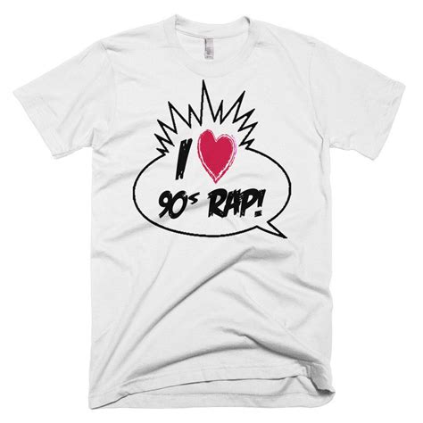 I Love 90s Rap T Shirt Hip Hop T Shirt Mtv Raps Etsy Rap Tshirts