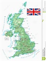 Regno Unito Carta Fisica / Il Regno Unito E Mappa Irlanda-fisica ...