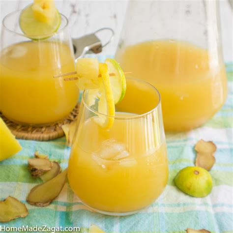Ginger Pineapple Lemonade