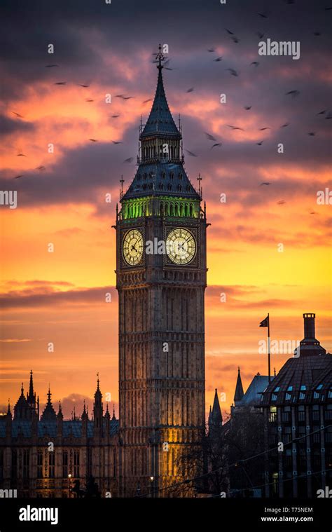 General View Of Big Ben London Stock Photo Alamy