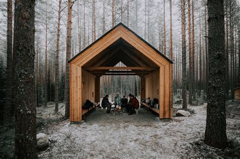 A Shelter Made Of Wood And Recycled Materials Materialdistrict