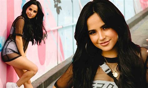 Becky G Flashes The Flesh In Mesh Cover All And Skimpy Bikini Daily