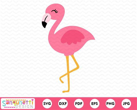 Eps Vector Flamingo Cut Files For Silhouette Flamingo Files For Cricut