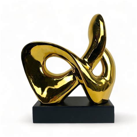 Amari Gold Twist Sculpture Ideal