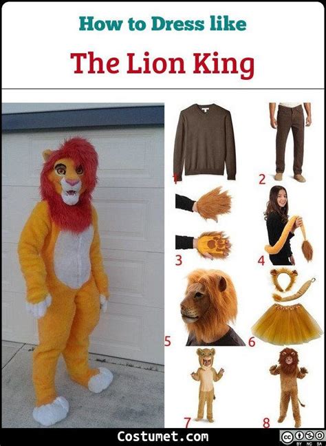 Simba The Lion King Costume For Cosplay And Halloween 2023 Lion King Costume King Costume