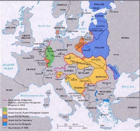 How Did European Boundaries Change After World War 1 Quora