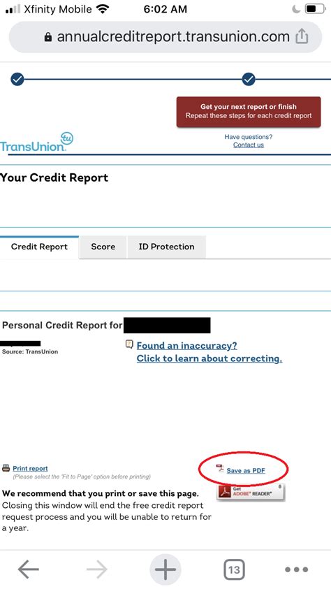 Step By Step Guide To Downloading And Sending Your Free Credit Report
