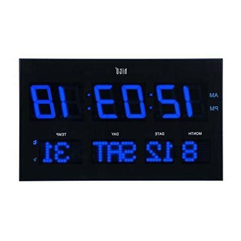 Hito 142 Large Oversized Led Wall Clock Seconds