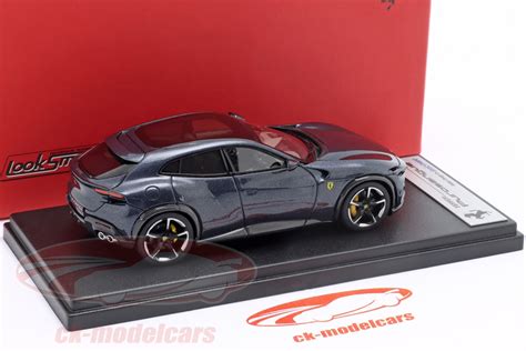 Looksmart 143 Ferrari Purosangue 建设年份 2022 蓝色的 Ls540f 模型 汽车 Ls540f