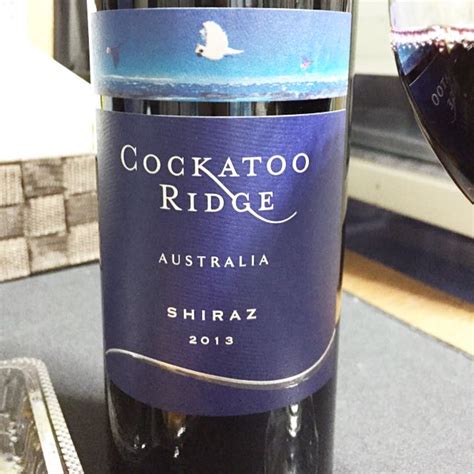 Cockatoo Ridge Shirazクカトゥー・リッジ シラーズ Vinica 無料のワインアプリ