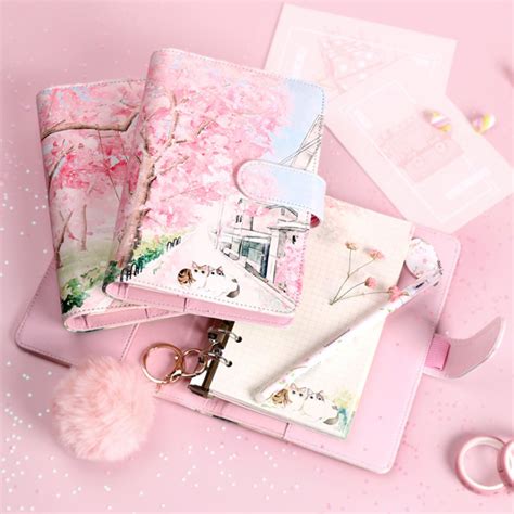 Sakura Diary Notebook Journal T Set For Girls Diy Creation
