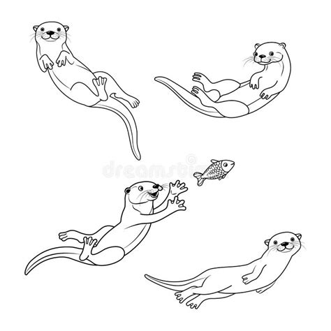 Sea Otters Outline Stock Illustrations – 19 Sea Otters Outline Stock