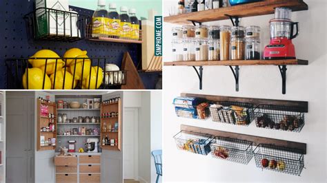 It's often a neglected area of the kitchen with no thought put into its organization whatsoever. 10 Small Kitchens with No Pantry Improvement Ideas - Simphome