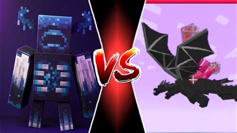 warden vs mutant ender dragon in minecraft youtube