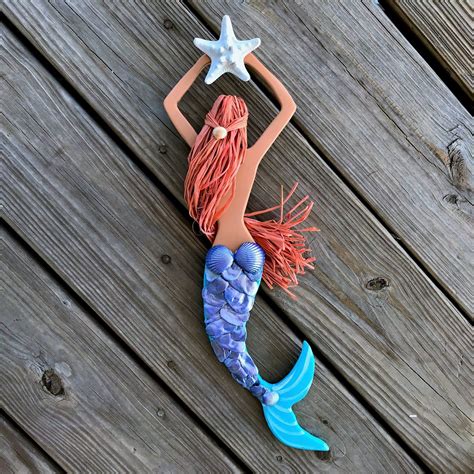 Wooden Mermaid Wall Art Mermaid Decor Mermaid Wall Hanging Etsy Mermaid Wall Art Mermaid