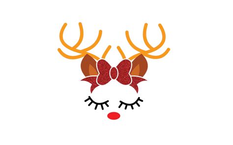 Free Reindeer Face Svg Cut Files For Cricut Silhouett