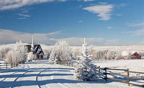 Winter Country Church Stock Photos Pictures And Royalty Free Images Istock