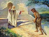 Lukas 15 vers 20. De gelijkenis van de verloren zoon Bible Artwork ...