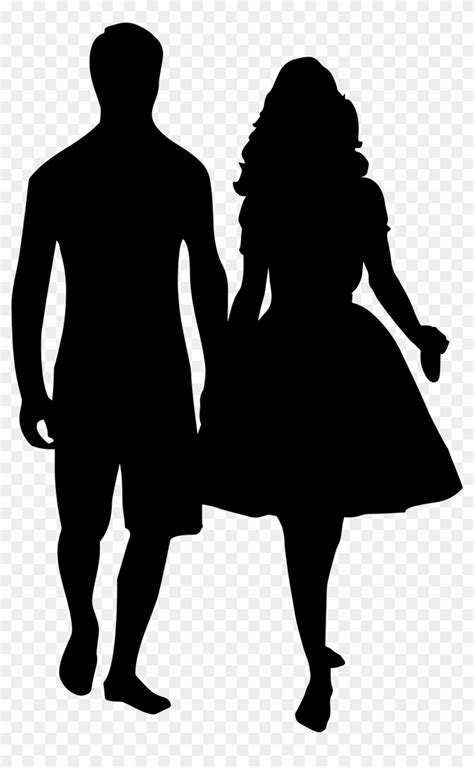 Man And Woman Love Silhouette Happy Valentines Day Husband Free