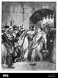 Hugh de Puiset or Pudsey Bishop of Durham arrested by William Longchamp ...