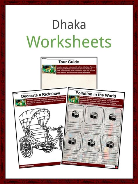 Dhaka Facts Worksheets History And Places Of Interest For Kids