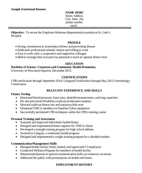 Trainer Resume Templates 11 Free Printable Word And Pdf Formats