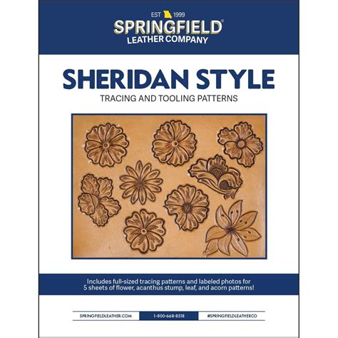 Pattern Sheridan Style Tooling Springfield Leather