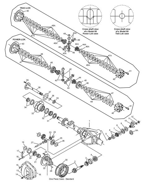 Dana 80 Rear Axle Parts Diagram