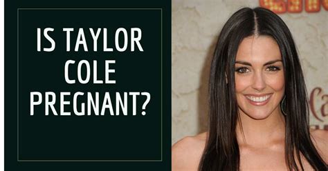 Is Taylor Cole Pregnant From Lake Tahoe Wedding To Rumored Pregnancy