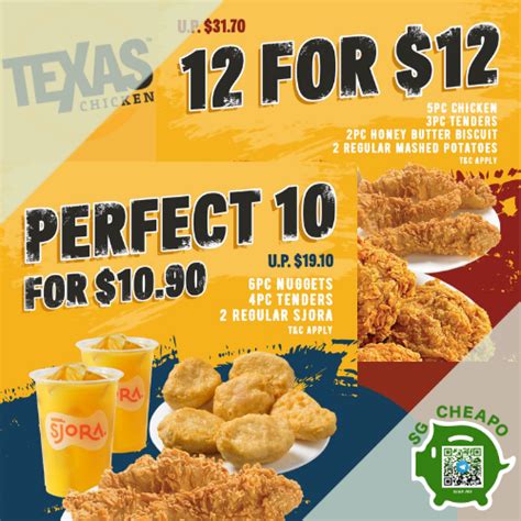 12 For 12 Texas Chicken Bundle Sgcheapo