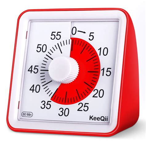 Buy Keeqii 60 Minute Visual Timer Silence Countdown Timer Time