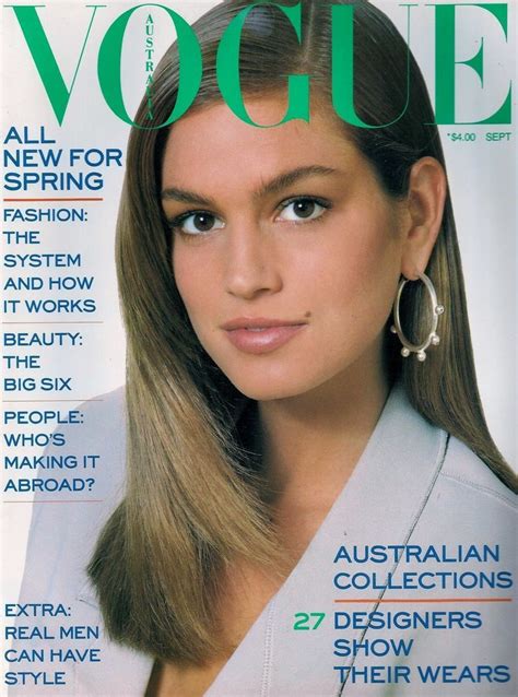 Original Supermodels 90s Supermodels Vogue Magazine Covers Vogue