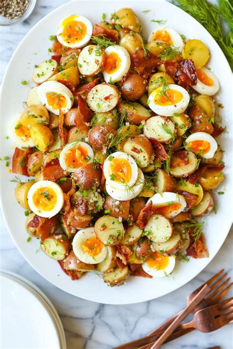 Warm Bacon Potato Salad By Damndelicious Quick And Easy Recipe The
