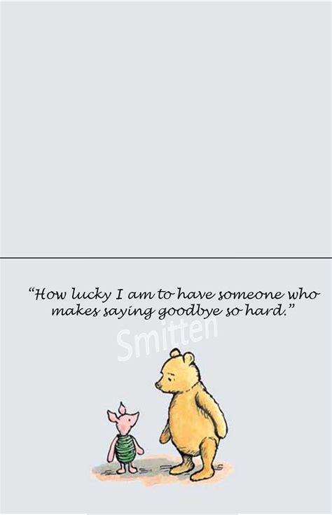 If you live to be a hundred, i want to live to be a hundred minus one day, so i never have to live without you. i think we dream so we don't have to be apart for so long. Winne the Pooh and Piglet Quote Art Notecard by SmittensDesigns