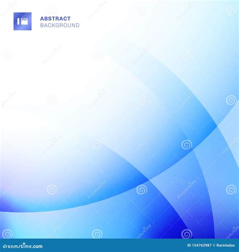 Abstract Blue Gradients Color Overlapping Circles Background Creative