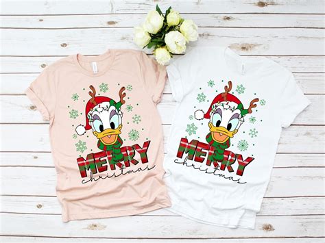 Daisy Duck Christmas Shirt Merry Christmas Shirt Xmas Etsy Canada