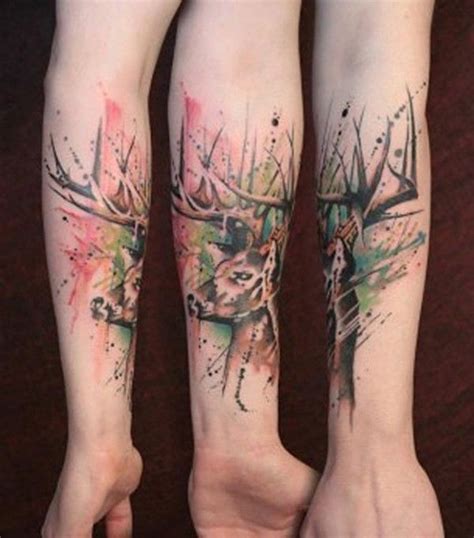 Pin On Deer Tattoos