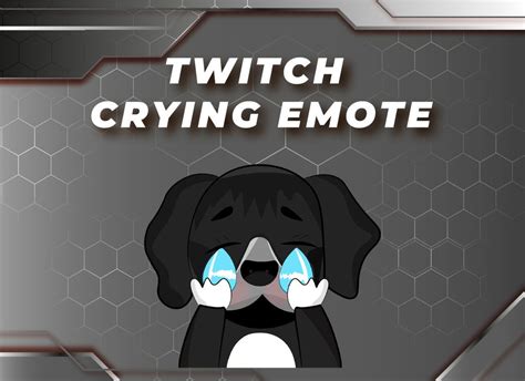 Crying Twitch Emote Cute Dog Emotes For Twitch Discord Youtube